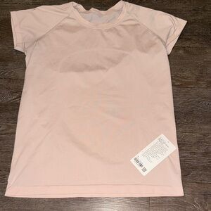 Lululemon swiftly tech short sleeve 2.0 size 14  Light pink like new